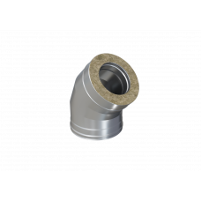 Сэндвич-колено Ferrum GS-Z 135° (430/0,5мм + оц.) Ф100х200 Сэндвич-колено Ferrum GS-Z 135° (430/0,5мм + оц.) Ф100х200