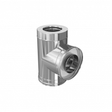 Сэндвич-тройник Ferrum Austenite HF 90° (304/0,8мм + нерж.+ ceramics) Ф115х200 Сэндвич-тройник Ferrum Austenite HF 90° (304/0,8мм + нерж.+ ceramics) Ф115х200