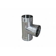 Тройник-Д Ferrum HF 90° (430/0,8мм) Ф115 Тройник-Д Ferrum HF 90° (430/0,8мм) Ф115