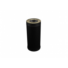 Сэндвич Ferrum Blackside 0,5 м (430/0,8 мм + нерж / эмаль /600° черная) Ф115х200 Сэндвич Ferrum Blackside 0,5 м (430/0,8 мм + нерж / эмаль /600° черная) Ф115х200