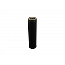 Сэндвич Ferrum Blackside 1 м (430/0,8 мм + нерж / эмаль /600° черная) Ф115х200 Сэндвич Ferrum Blackside 1 м (430/0,8 мм + нерж / эмаль /600° черная) Ф115х200