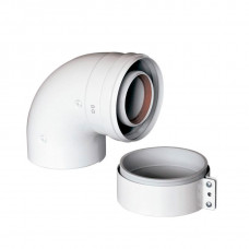Коаксиальный отвод 90°, диам. 60/100 мм Baxi Coaxial elbow 60/100 90° Коаксиальный отвод 90°, диам. 60/100 мм Baxi Coaxial elbow 60/100 90°