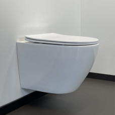 Унитаз подвесной Comforty 103, безободковый, сиденье дюропласт softclose тонкое, быстросъёмное Унитаз подвесной Comforty 103, безободковый, сиденье дюропласт softclose тонкое, быстросъёмное