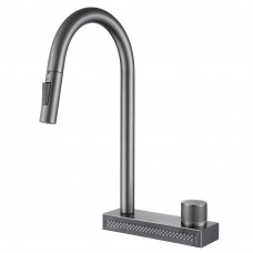 Смеситель ABBER Wasser Kreis AF8114NG для кухни с выдвижной лейкой, никель Смеситель ABBER Wasser Kreis AF8114NG для кухни с выдвижной лейкой, никель