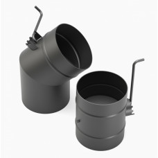 Шибер ф120, 1,5мм, 08ПС, антрацит, угловой Шибер ф120, 1,5мм, 08ПС, антрацит, угловой